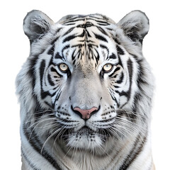 Fototapeta premium white tiger portrait