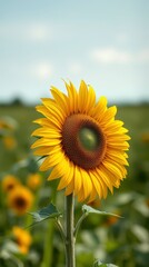 Obraz premium The Nice Sunflower bright sunlight