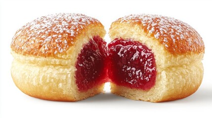 Fat Thursday Delicious jam-filled pastry with powdered sugar.