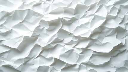 Fototapeta premium A detailed view of an aged paper texture with soft wrinkles and natural fibers, isolated on a light background, ideal for historical or artistic projects.