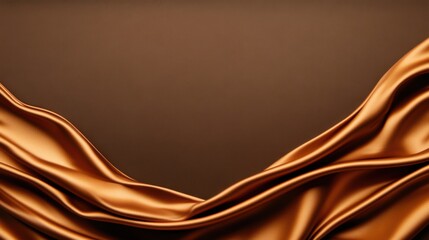 Beautiful draped golden fabric with rich texture creating a luxurious backdrop for artistic displays or design projects