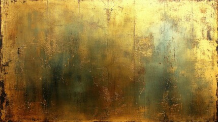 A distressed gold texture with subtle wear marks and aged edges, perfect for vintage, retro, or antique-inspired design projects.