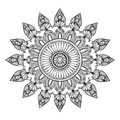 A Elegant Mandala  Fusion of Beauty and Balance