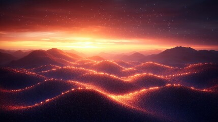 A vibrant abstract science design with interconnecting lines, 3D molecules, and glowing digital elements, ideal for biotech and research-related themes.