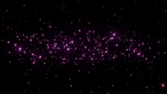 pink glittering black background loop footage