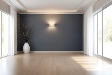 Stylish 3D Render of Interior Background