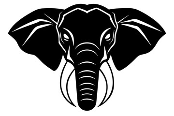 elephant isolated on white