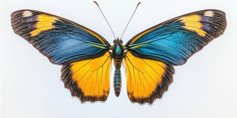 Blue and Yellow Butterfly