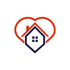 house icon with roof