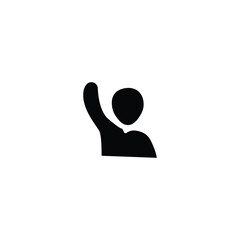 handing human icon lifting people grey vector for your website and project eps10 answer or participate education people