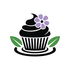 Cake Dessert simple black icon