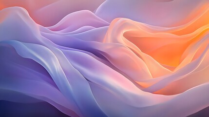 Obraz premium Gentle Lavender and Blush Geometric Shapes in Contemporary Style