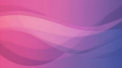 Smooth Gradient Waves in Pink and Purple Tones for Background Design