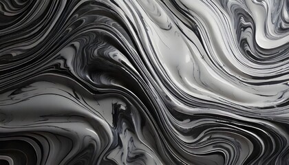 Obraz premium Marbling Texture with black and white background