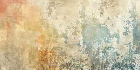 Naklejka premium Abstract textured background with soft colors and a weathered appearance.