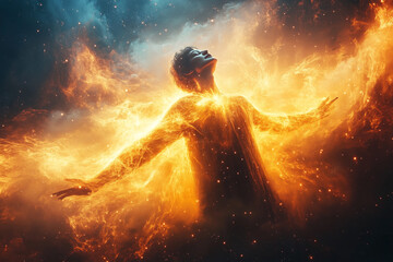Naklejka premium The Energy of Creation