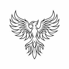eagle tattoo design with white background