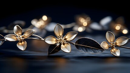 Fototapeta premium Serene Night with Stars and a Blue Background in High Resolution