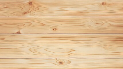 Fototapeta premium Light wood background. Horizontal wooden planks pine texture, top view