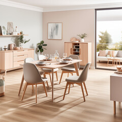 Contemporary JYSK Furniture and Scandi-Inspired Dining Setting: The Perfect Fusion of Functionality and Style