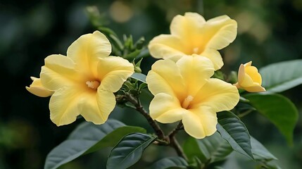 Obraz premium a close up of flowers