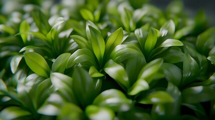 Obraz premium Vibrant Green Palm Leaves on White Background for Natural Design