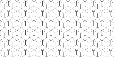 Seamless pattern with hexagon square cube geometric pattern shapes grid metal element texture design. vector tiles gradient science web tech connection triangle diamond honeycomb hexagon art.