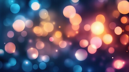 Blurred Office Background with Bokeh Light Effects for Design Use