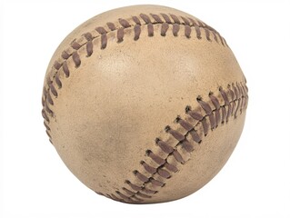 Vintage Worn Baseball Leather Ball Retro Sport Nostalgia Game