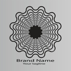 Commercial and professional latest unique logo design in four crafts of the same shape.