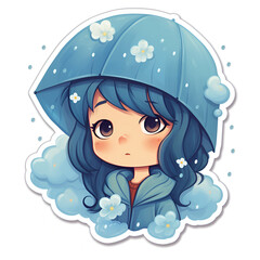 Obraz premium Rainy sticker