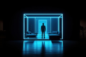 Obraz premium Smart home automation revolutionizing digital lifestyles with voice