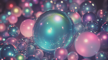  Abstract Luminous Spheres