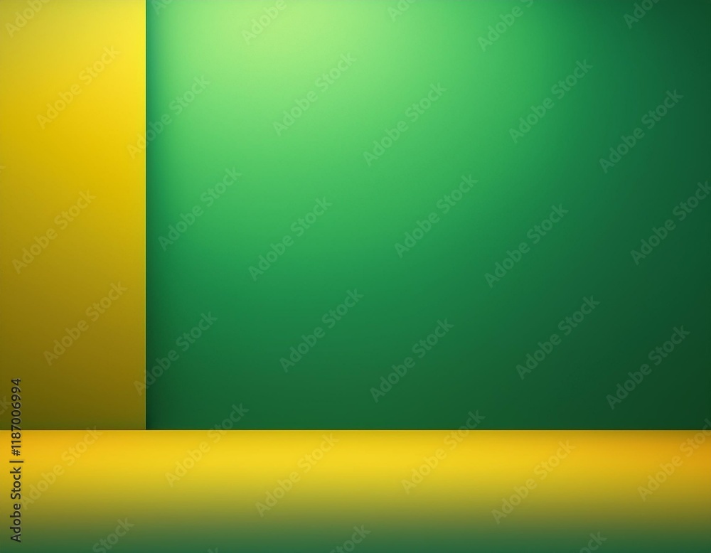 Wall mural blue empty room studio gradient used for background and display your product