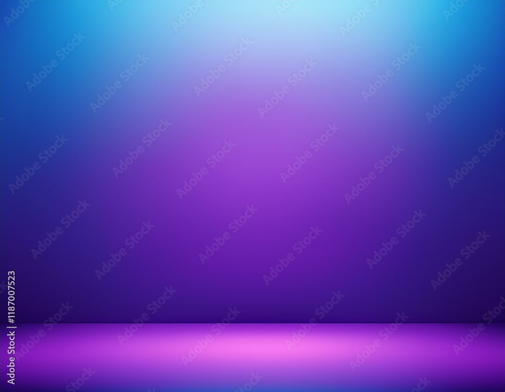 Wall mural blue empty room studio gradient used for background and display your product