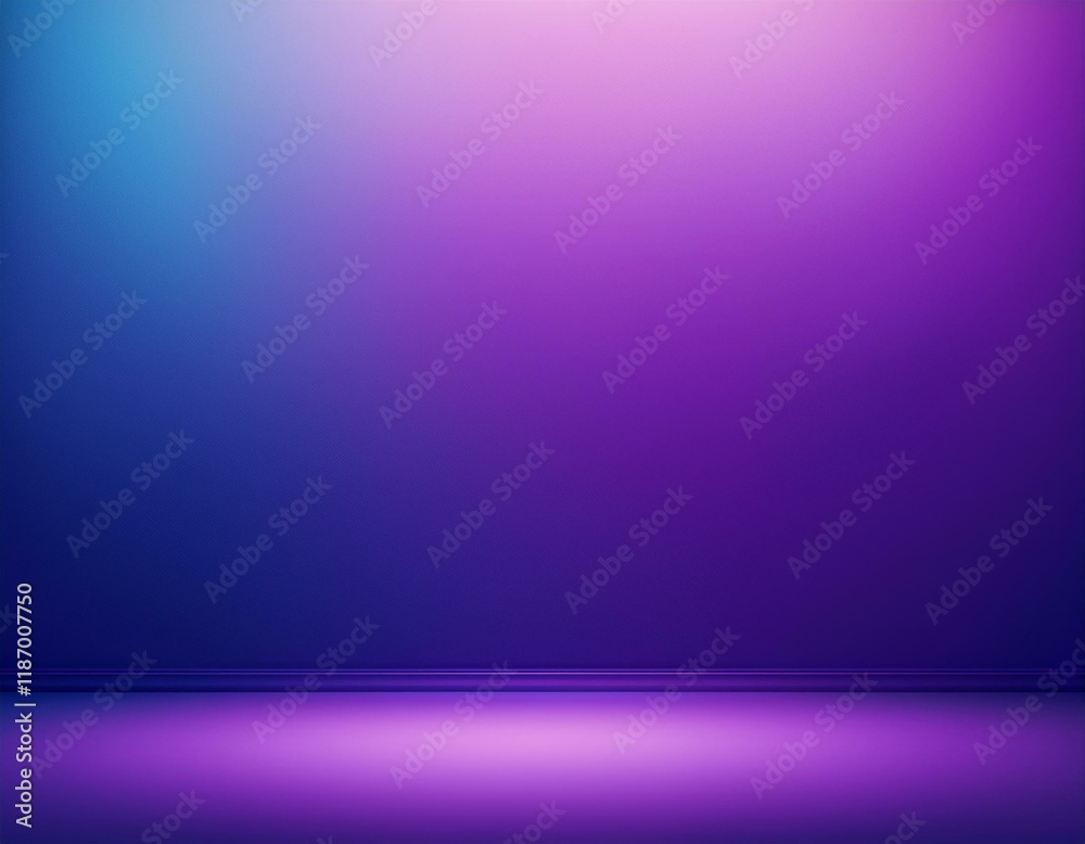 Wall mural blue empty room studio gradient used for background and display your product
