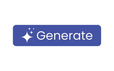 Elegant Spark Icon Button – Generate AI with Style