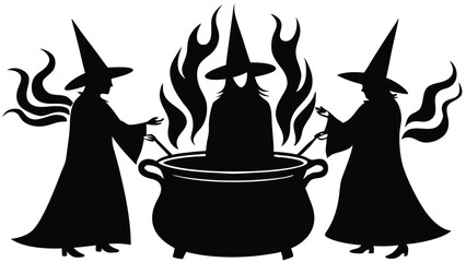 Witches Around a Cauldron