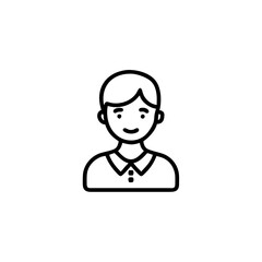 student icon isolated on transparent background
