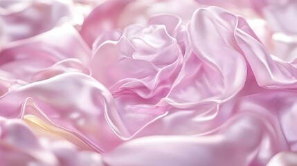 Obraz premium Abstract Wavy Purple Gradient Fabric with Peaceful Photorealistic Feel