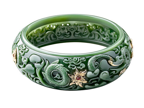 Close-up of luxury jade bracelet craftsmanship from artisan jewelry workshop photography
