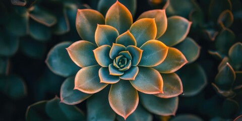 Green plant with yellow leaves