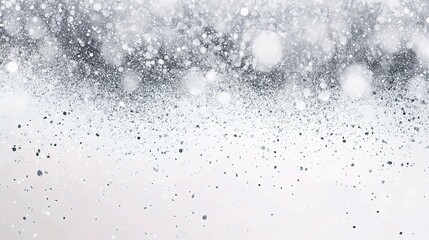 Fototapeta premium Gray and White Seamless Particle Flow Background for Textures