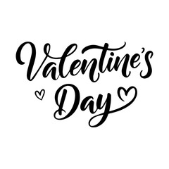 Fototapeta premium Shadow Hearts Typography for Valentine’s