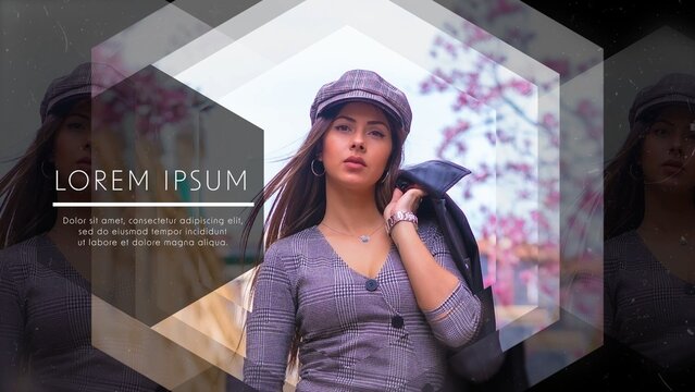 Modern Multi Panel Fashion Slideshow