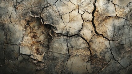 Fototapeta premium Crackled Marble Texture Background Featuring Abstract Patterns and Earthy Tones for Artistic Design Projects