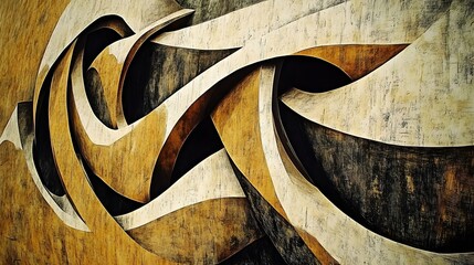 Hand-Drawn Doodle Design on Kraft Texture with Playful Patterns