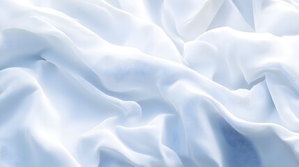 Obraz premium Soft Blue Fabric Texture with Airy and Subtle Water Ripple Effect
