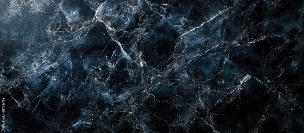 Poster dark marble texture background with elegant swirls and empty space for creative design or text overl