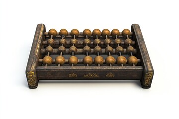 Abacus isolated on white background